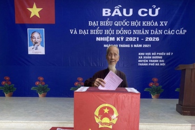 Những “cử tri đặc biệt” của Thanh Oai tham gia bầu cử