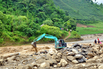 5 người chết và mất tích do mưa lũ phía Bắc