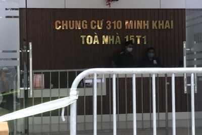 Phường Minh Khai (quận Hai Bà Trưng): Đề nghị xét nghiệm Covid-19 cho cả tổ bầu cử Chung cư 310 Minh Khai