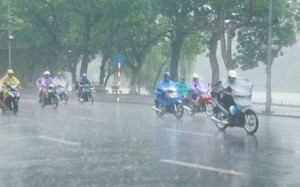 Từ 10/9 đến 12/9: Hà Nội có mưa rào và dông