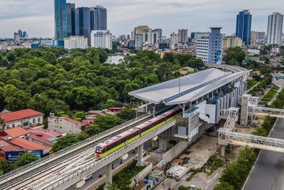 Đường sắt Nhổn - Ga Hà Nội: Vận hành liên động an toàn đoạn tuyến trên cao