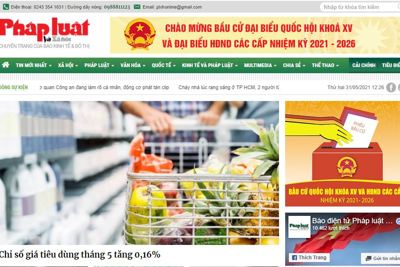 Ra mắt chuyên trang điện tử Pháp luật và Xã hội của báo Kinh tế & Đô thị