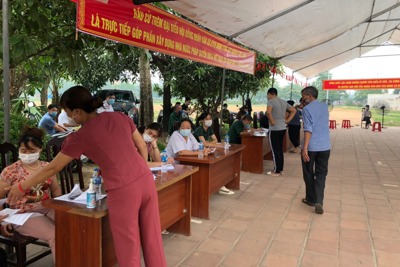 Huyện Thanh Oai: Bầu bổ sung đại biểu HĐND cấp xã nhiệm kỳ 2021 - 2026 tại 2 đơn vị thuộc xã Bình Minh
