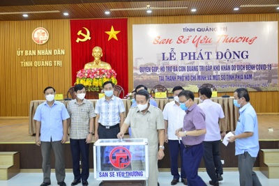 Vận động quyên góp, hỗ trợ người dân Quảng Trị gặp khó khăn tại các tỉnh thành phía Nam