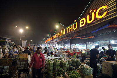 TP Hồ Chí Minh: Dừng hoạt động chợ đầu mối Thủ Đức từ 8 giờ ngày 7/7
