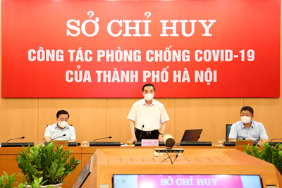 Phân công nhiệm vụ lãnh đạo Sở Chỉ huy phòng, chống dịch Covid-19 thành phố Hà Nội