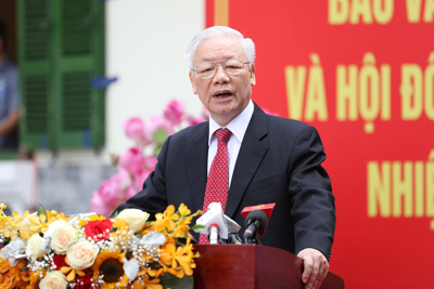 Tổng Bí thư Nguyễn Phú Trọng trúng cử đại biểu Quốc hội khóa XV tại Đơn vị bầu cử số 1 TP Hà Nội