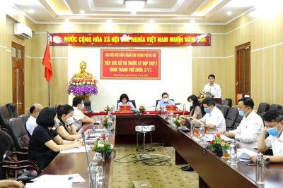 Đại biểu HĐND TP Hà Nội tiếp xúc cử tri huyện Thanh Oai trước Kỳ họp thứ 2