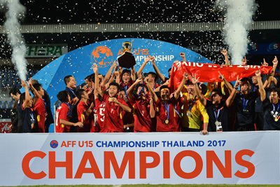 U15 Việt Nam vô địch Giải U15 AFF 2017