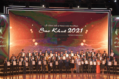 VCB Digibank của Vietcombank được vinh danh tại Lễ trao giải thưởng Sao Khuê 2021
