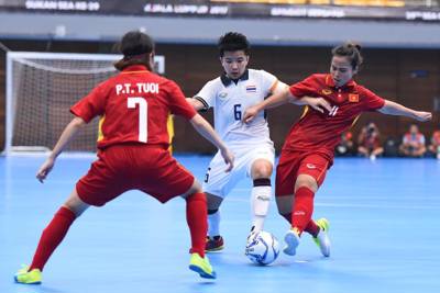 SEA Games 29: Futsal Việt Nam nhận 'thất bại kép' trước Thái Lan