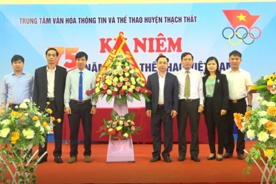 Huyện Thạch Thất: kỷ niệm 75 năm ngày thể thao Việt Nam