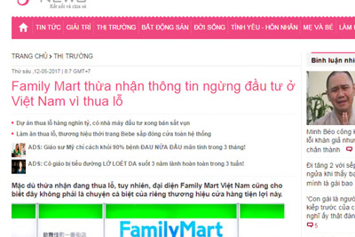 Sự thật hoạt động của chuỗi bán lẻ FamilyMart tại Hà Nội
