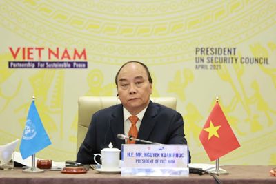 Chủ tịch nước Nguyễn Xuân Phúc: Lòng tin và đối thoại là giải pháp cho nền hòa bình bền vững
