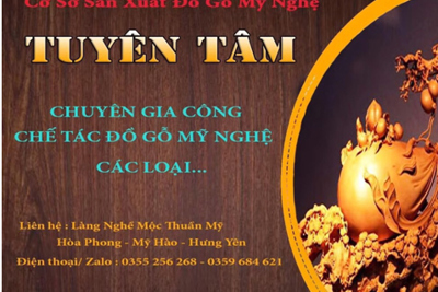 Khát vọng giữ gìn nét đẹp văn hóa Việt của mỹ nghệ Tuyên Tâm