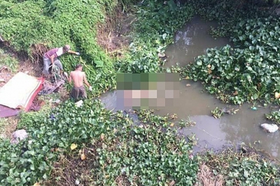 Bắt nghi phạm trong vụ xác nam giới lõa thể trên sông ở Hưng Yên