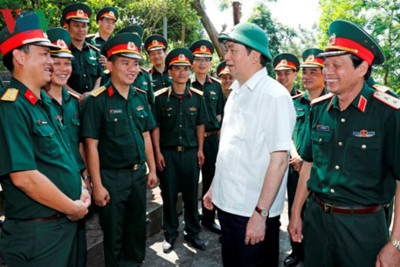 Chủ tịch nước Trần Đại Quang thăm lực lượng Biên phòng Nghệ An