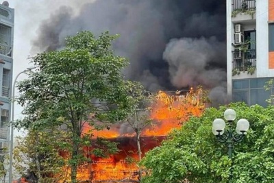 Không có thương vong trong vụ cháy quán lẩu tại huyện Đông Anh
