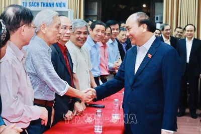 Cử tri nơi cư trú tín nhiệm cao giới thiệu Chủ tịch nước Nguyễn Xuân Phúc ứng cử đại biểu Quốc hội