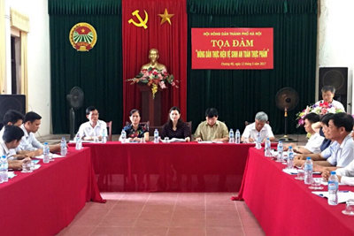 Nông dân thực hiện vệ sinh an toàn thực phẩm