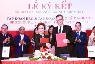 Tập đoàn BRG và Tập đoàn Marriott International hợp tác về dự án khách sạn Sheraton Đà Nẵng