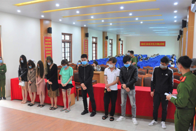 Hải Dương: Hơn 40 thanh niên "phê" ma túy trong quán karaoke ở Bình Giang