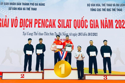 Giải vô địch Pencak silat Quốc gia 2021: Hà Nội về nhất toàn đoàn với 11 HCV