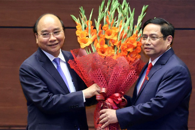 Lãnh đạo các nước Nga, Trung Quốc chúc mừng tân Chủ tịch nước và Thủ tướng Việt Nam