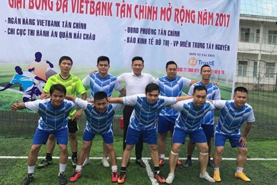 Báo Kinh tế & Đô thị giành thứ hạng cao tại giải bóng đá VietBank 2017