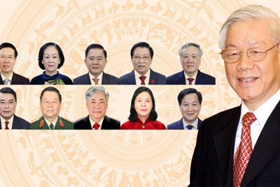 [Infographic] Danh sách Ban Bí thư Trung ương Đảng khóa XIII