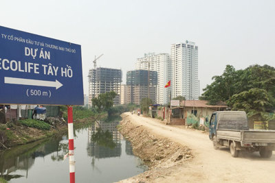Tại chung cư Ecolife Tây Hồ, phường Xuân La: Người dân không có đường về nhà