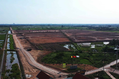 Đẩy nhanh tiến độ thi công các khu công nghiệp tại thị xã Quảng Yên