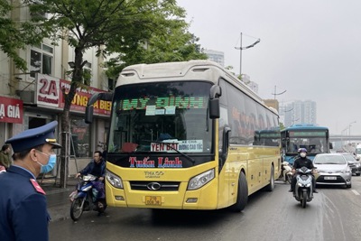 Hà Nội: Phạt gần 500 xe khách trên tuyến Vành đai 3