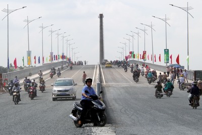 Thông xe cầu An Hảo bắc qua sông Đồng Nai nối 3 tuyến quốc lộ