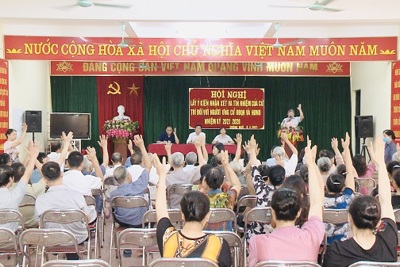 Huyện Thanh Trì: Công khai, minh bạch, dân chủ lấy ý kiến cử tri nơi cư trú