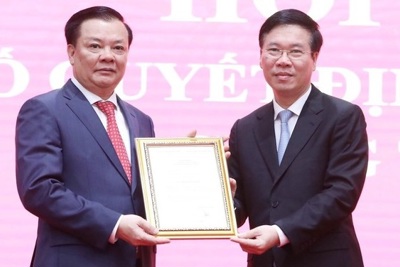 Đồng chí Đinh Tiến Dũng được Bộ Chính trị phân công giữ chức Bí thư Thành ủy Hà Nội