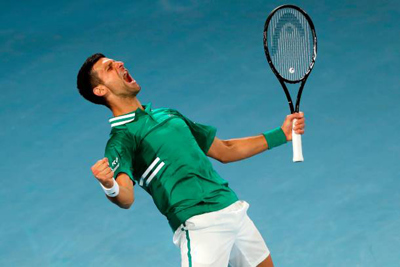 Djokovic thể hiện bản lĩnh lớn để giành chiến thắng