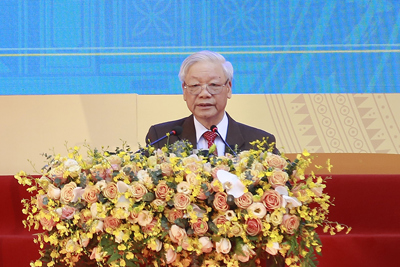 Tổng Bí thư, Chủ tịch nước Nguyễn Phú Trọng dự lễ kỷ niệm 70 năm thành lập trường THPT Nguyễn Gia Thiều