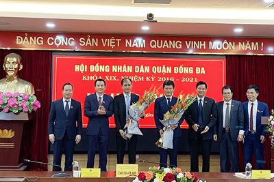 Ông Hà Anh Tuấn được bầu giữ chức Phó Chủ tịch UBND quận Đống Đa