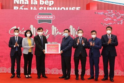 Bí thư Thành ủy Vương Đình Huệ:  Sunhouse phải phấn đấu trở thành thương hiệu hàng đầu về sản xuất đồ gia dụng