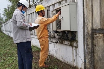 PC Quảng Ngãi kiểm tra công tác quản lý hệ thống đo đếm tại các điện lực