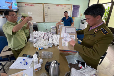 Hà Nội: Phát hiện, thu giữ gần 300.000 sản phẩm thuốc nhập lậu từ Hàn Quốc