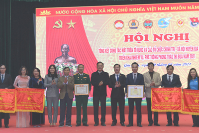 Mặt trận Tổ quốc huyện Gia Lâm và các đoàn thể chính trị - xã hội phát động thi đua năm 2021