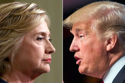 Kết quả bầu cử Tổng thống Mỹ: Ông Trump bất ngờ dẫn trước bà Clinton