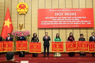 Hà Nội: Biểu dương kết quả các phong trào thi đua 2020, phát động thi đua cao điểm tổ chức thành công cuộc bầu cử