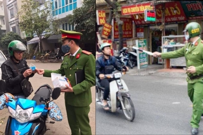 Công an Hà Nội: Chủ động biện pháp phòng chống dịch, xử lý nghiêm người không đeo khẩu trang nơi công cộng