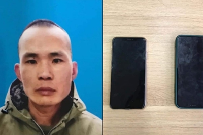 Hà Nội: Vừa "chôm" 2 điện thoại iPhone trên ô tô, tên trộm bị cảnh sát bắt giữ