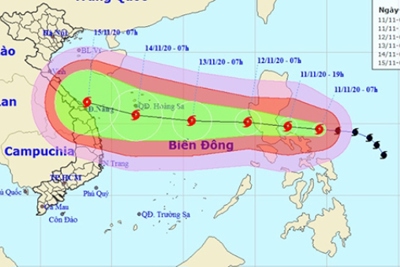 Thủ tướng chỉ đạo tập trung ứng phó bão số 13