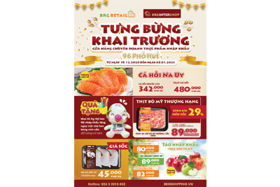 BRG retail khai trương BRGIntershop - Cửa hàng chuyên doanh thực phẩm nhập khẩu đầu tiên tại Hà Nội