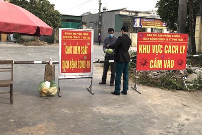 Hải Dương: Cách ly y tế một phần của 4 thôn, khu dân cư tại huyện Kim Thành